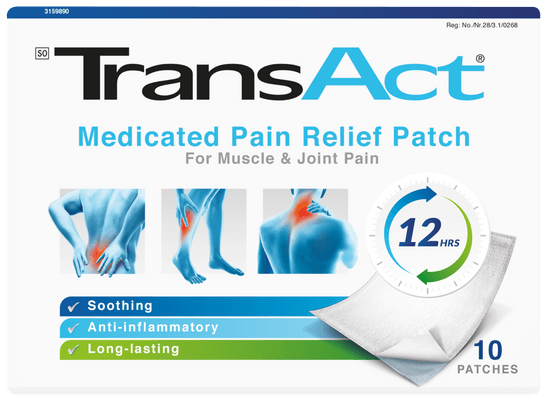 Transact Medicated Pain relief Patch